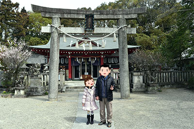 機物神社（はたものじんじゃ）