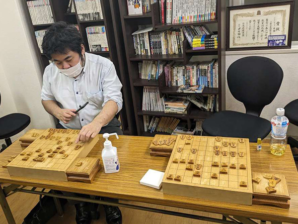 社内将棋部の様子