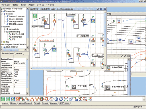 XML/XML DBのサイバーテック：「ASTERIA」スクリーンショット