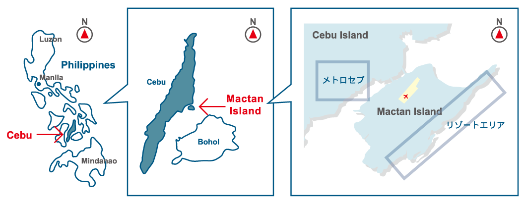 セブ島の位置